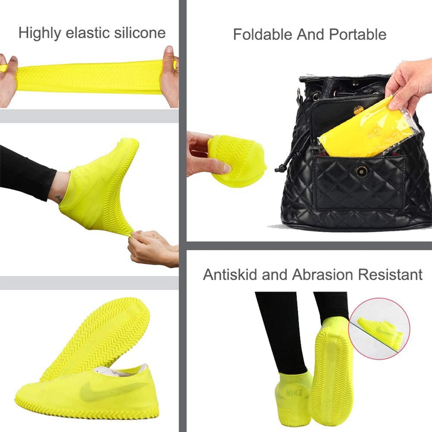 4867A NON-SLIP SILICONE RAIN REUSABLE ANTI SKID WATERPROOF FORDABLE BOOT SHOE COVER (MEDIUM) DeoDap 4867A NON-SLIP SILICONE RAIN REUSABLE ANTI SKID WATERPROOF FORDABLE BOOT SHOE COVER (MEDIUM) DeoDap